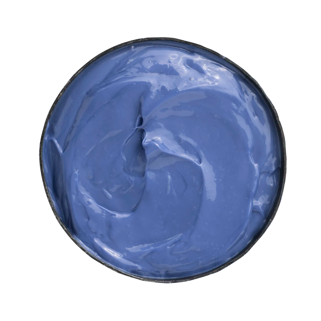Alchemic Creative Conditioner Marine Blue i blå krämform, ett balsam för hårinpackning som ger färgbevarande och vårdande effekt.